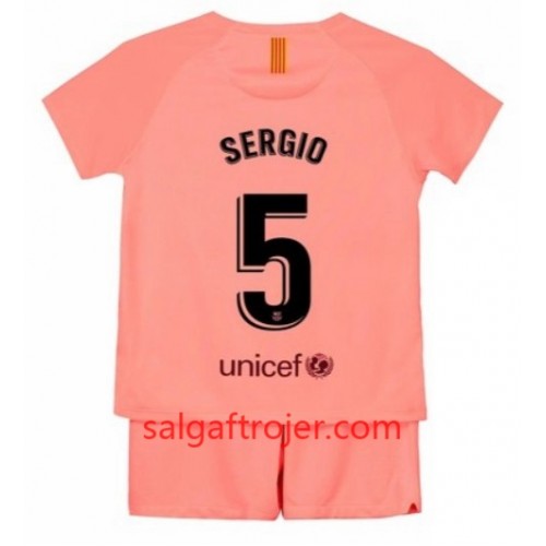 FC Barcelona Fodboldtrøjer Sergio 5 Børn 3. sæt 2018/19 Kort ærmer FC Barcelona Fodboldtrøjer Sergio 5 Børn 3. sæt 2018/19 Kort ærmer